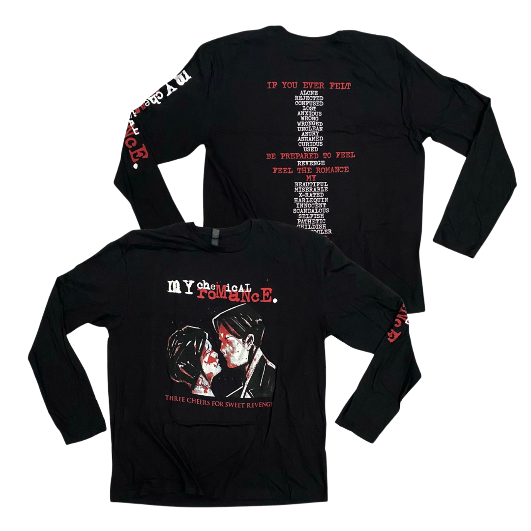 MY CHEMICAL ROMANCE Long Sleeve T-Shirt: Bone Fingers