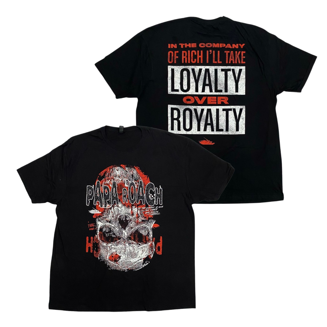 PAPA ROACH Short Sleeve T-Shirt: Bone Fingers