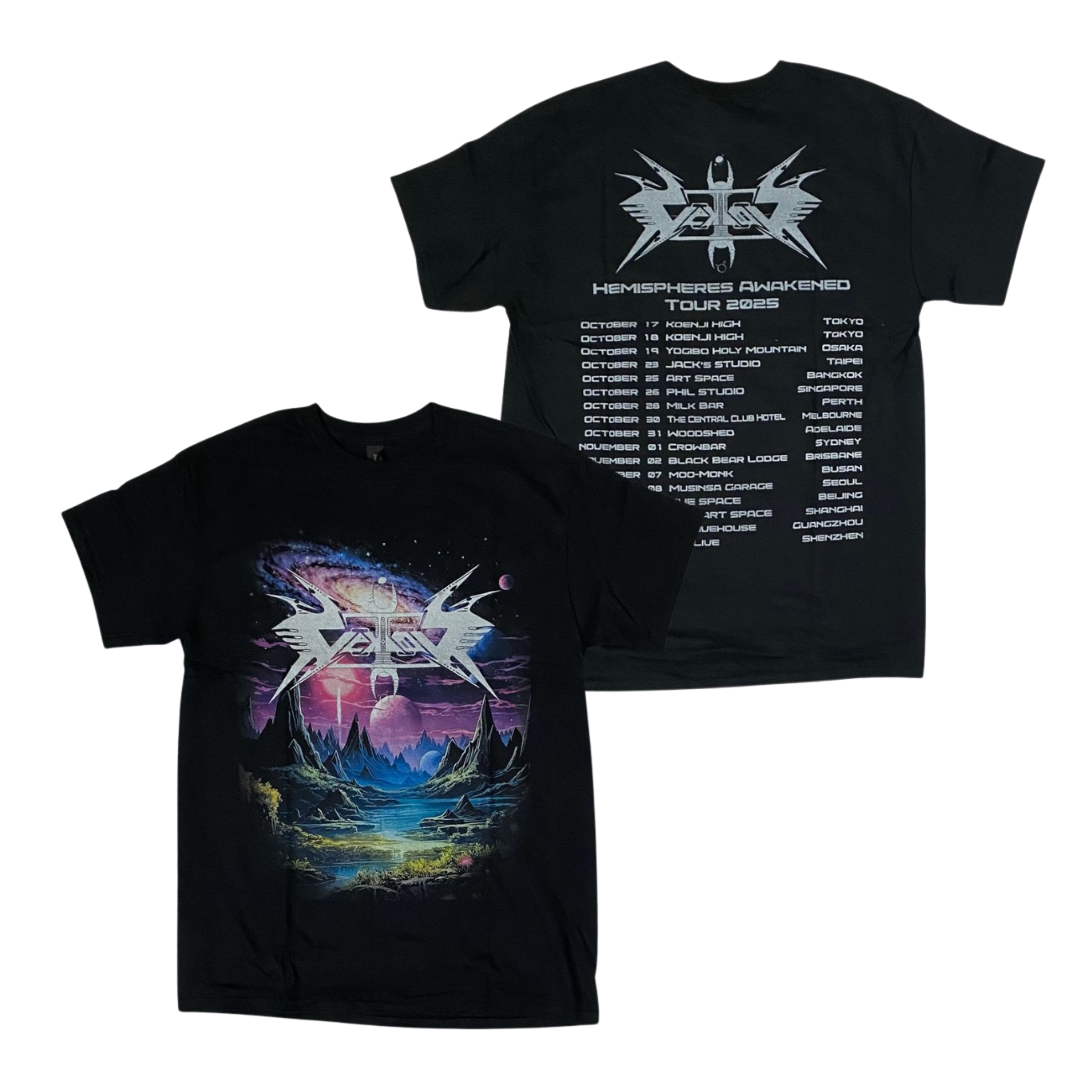 VEKTOR Short Sleeve T-Shirt: Hemispheres Awakened Tour 2025