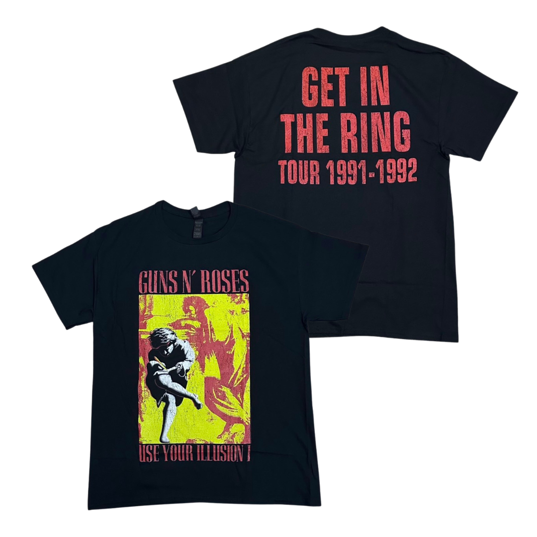 GUNS N' ROSES Short Sleeve T-Shirt: Illusion Get In The Ring