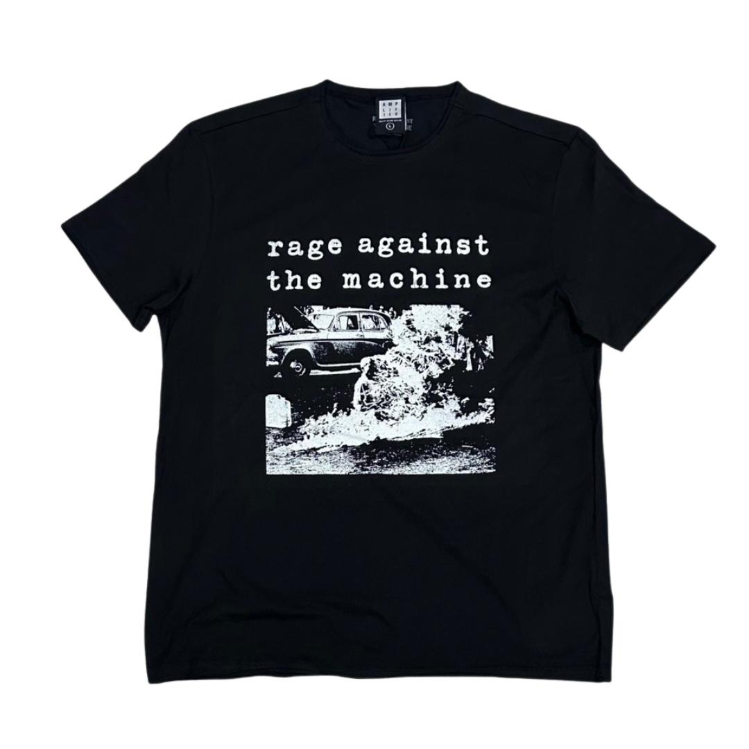 RAGE AGAINST THE MACHINE Short Sleeve T-Shirt: Monk Fire