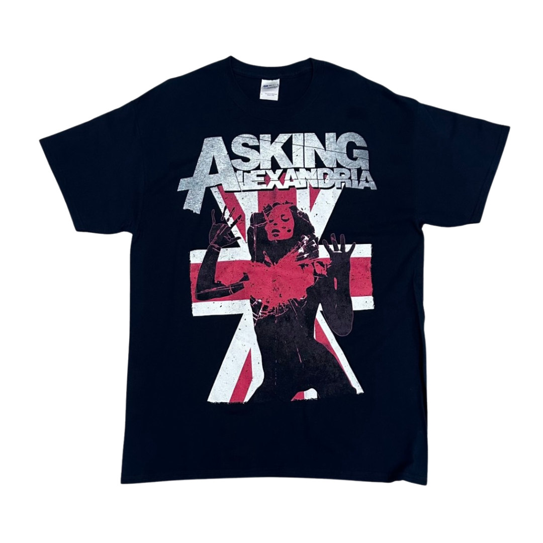 ASKING ALEXANDRIA Short Sleeve T-Shirt: Flag Girl