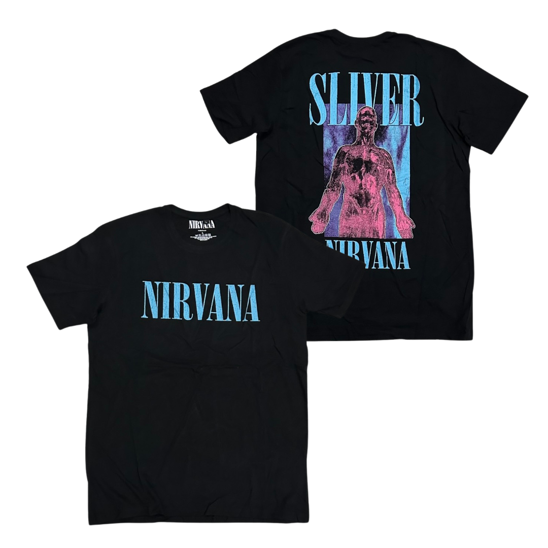 NIRVANA Short Sleeve T-Shirt: Silver