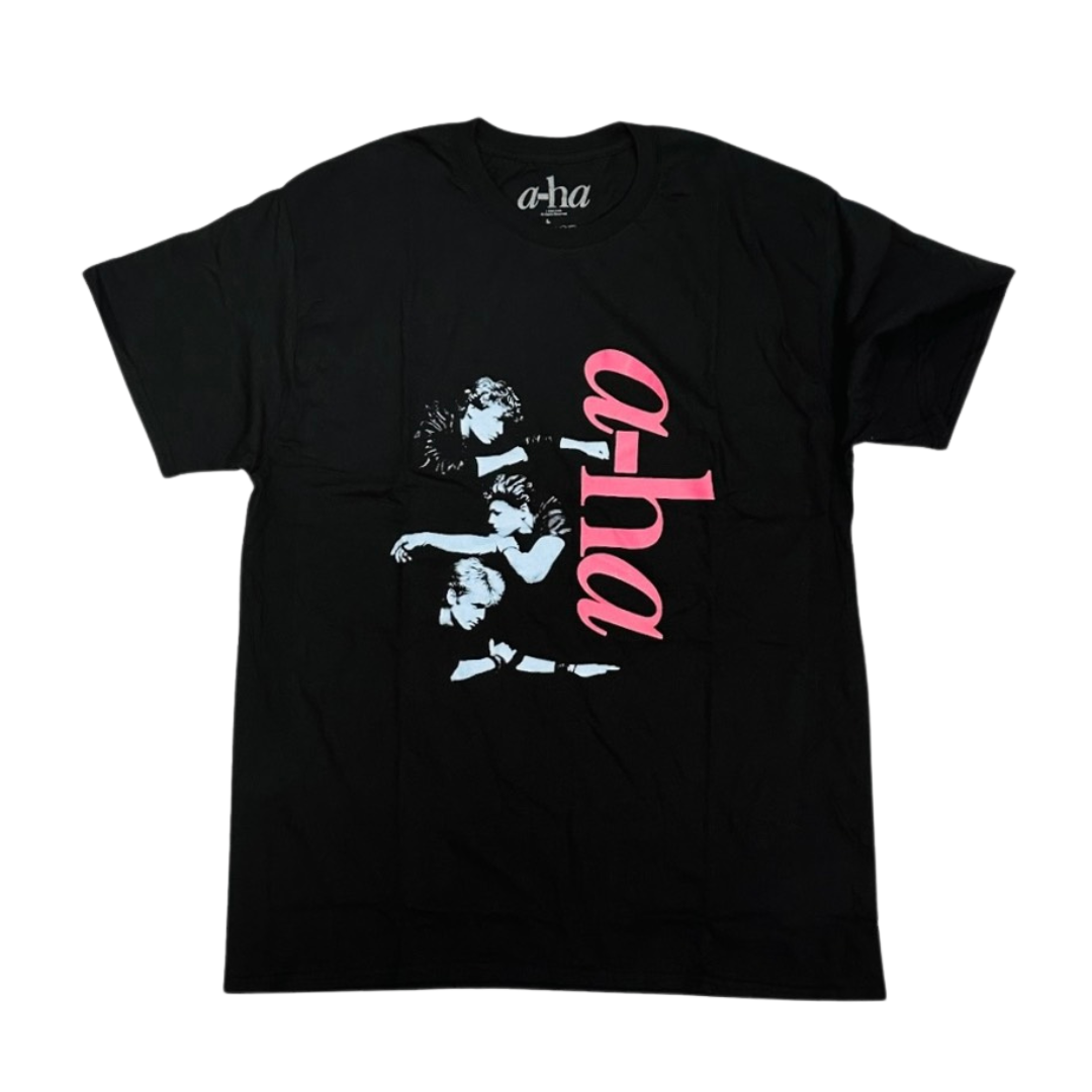 A-HA Short Sleeve T-Shirt: Vertical Logo