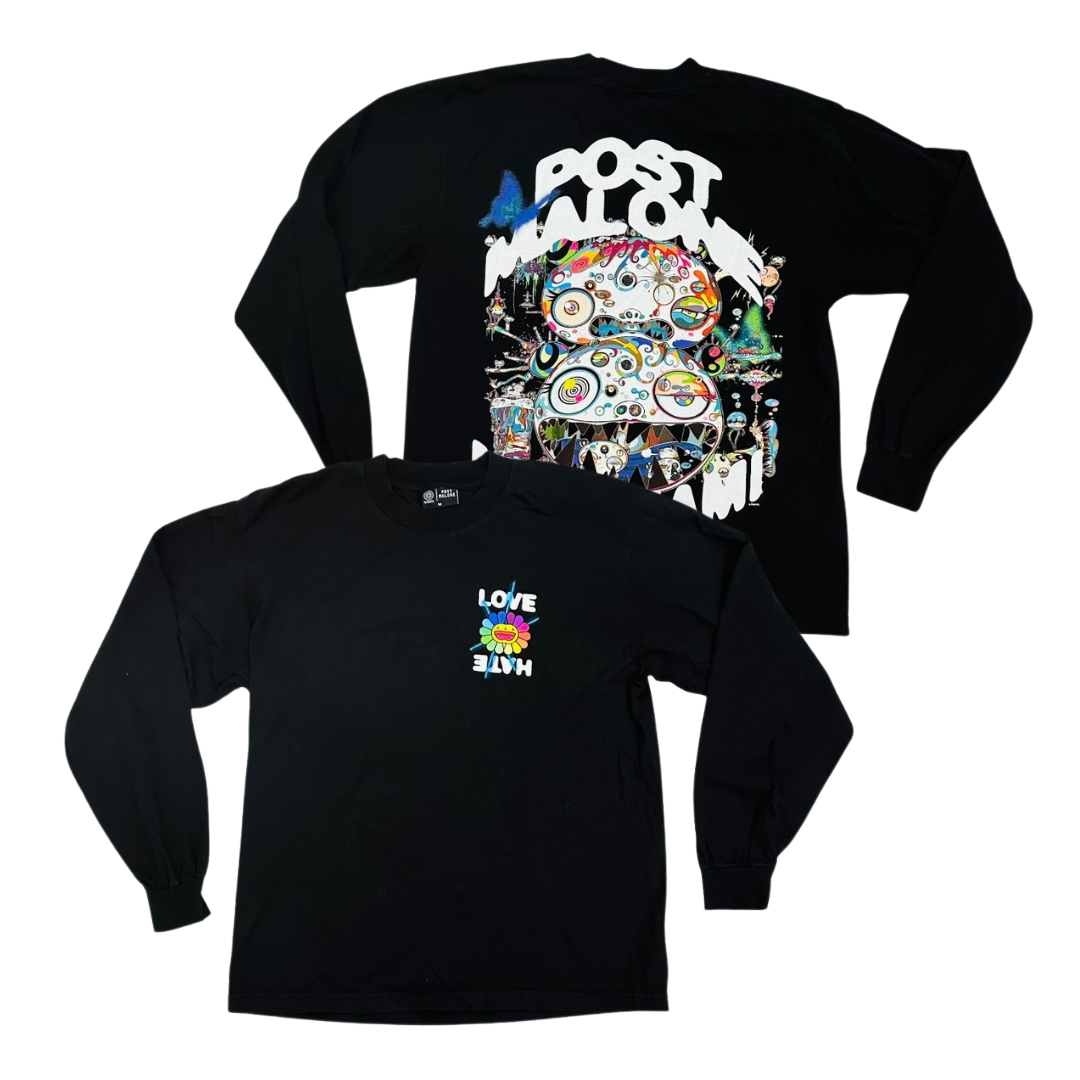 POST MALONE Long Sleeve T-Shirt: Post Malone X Takashi Murakami Choose Your Side