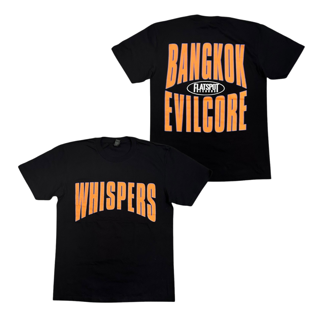 WHISPERS Short Sleeve T-Shirt: Bangkok Evilcore