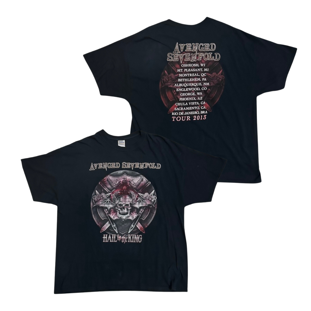 AVENGED SEVENFOLD Short Sleeve T-Shirt: Tour 2013