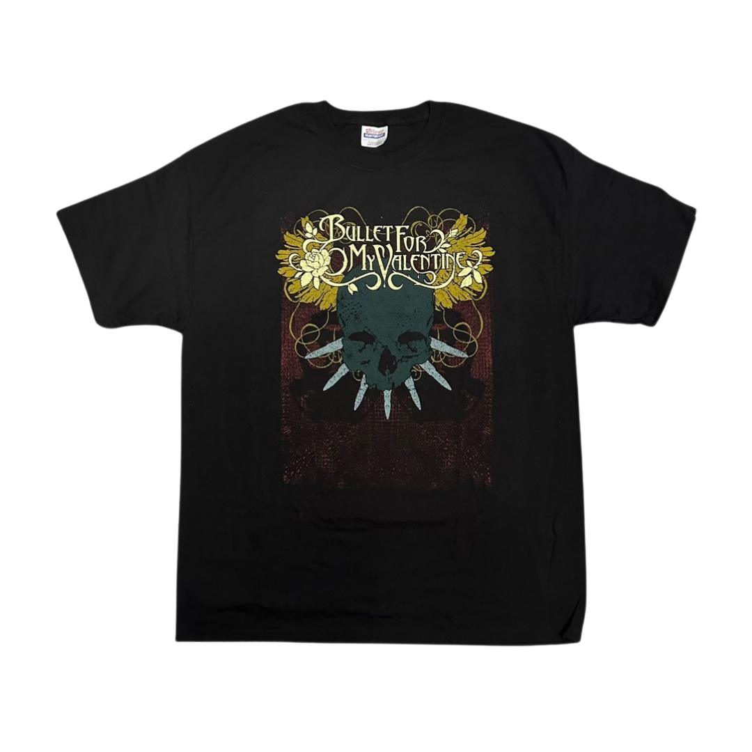 BULLET FOR MY VALENTINE Short Sleeve T-Shirt: Skull Bullets (Vinrage Dead Stock)