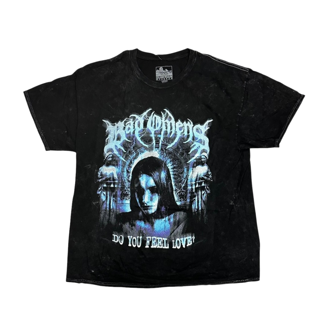 BAD OMENS Short Sleeve T-Shirt: Do You Feel Love Vintage Washed