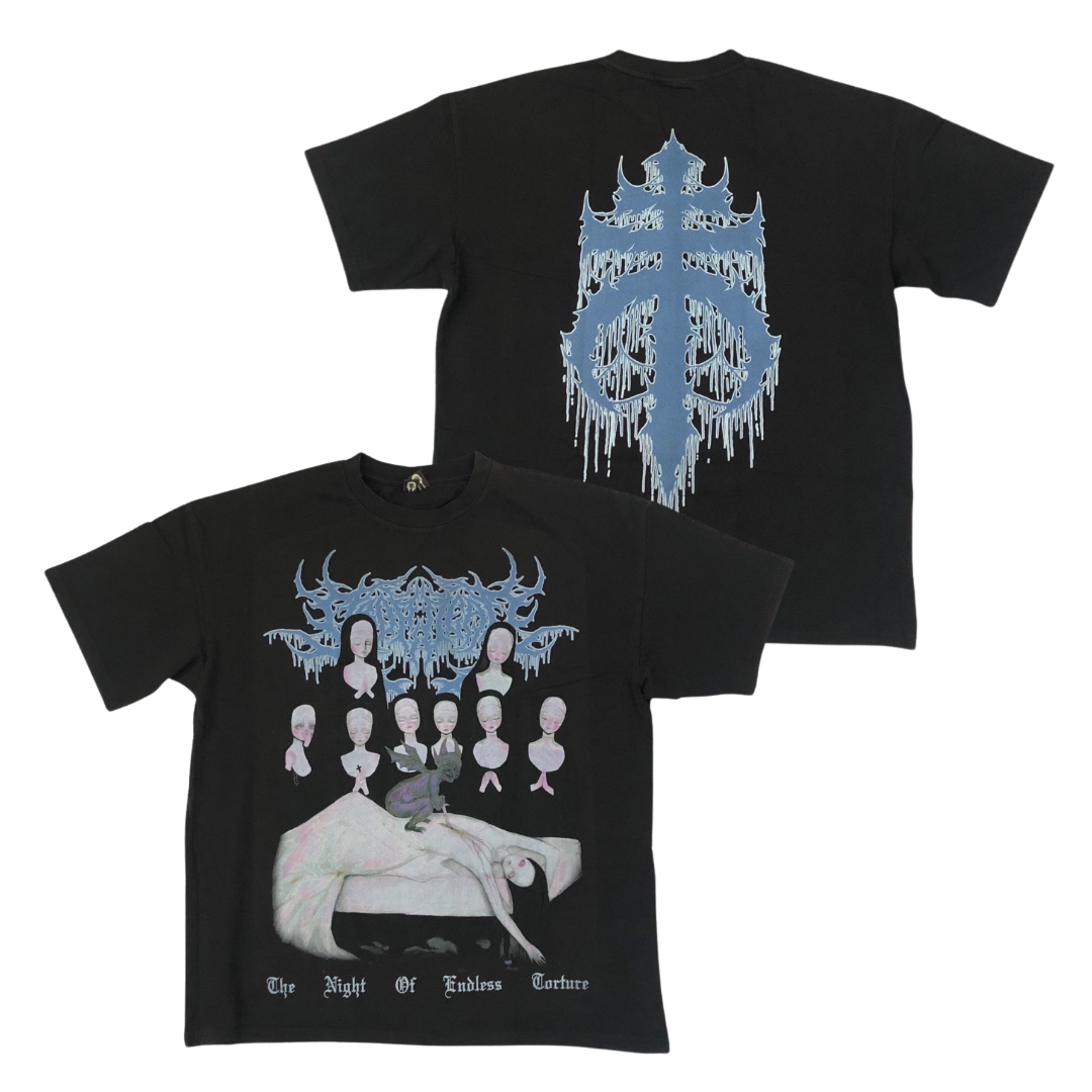 DROP DEAD Short Sleeve T-Shirt: The Night of Endless Torture (Oversized)