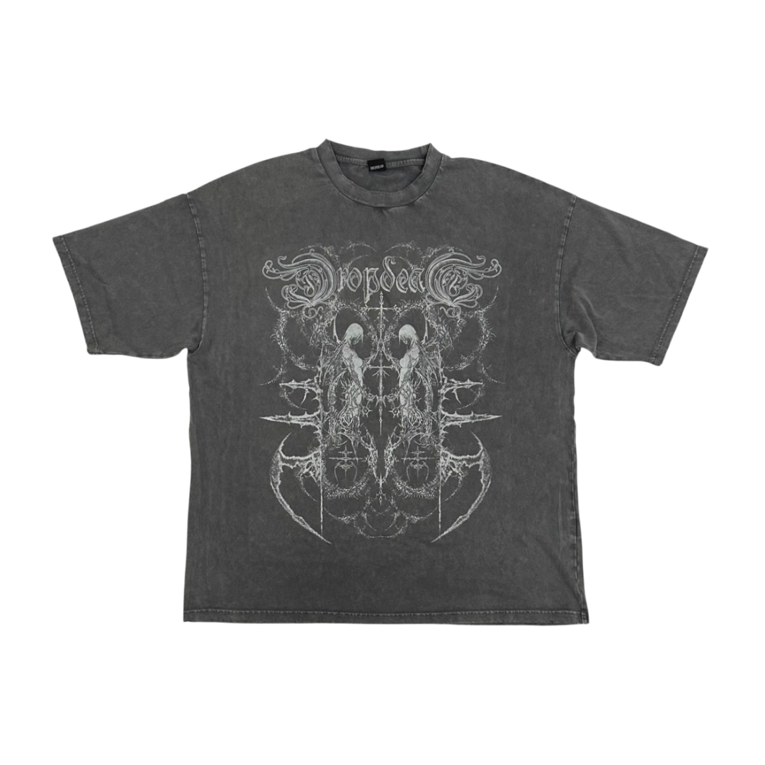 DROP DEAD Short Sleeve T-Shirt: Twins (Oversized)