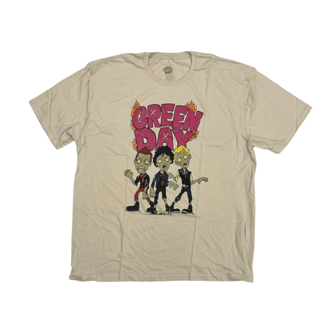 GREEN DAY Short Sleeve T-Shirt: Walking Zombie