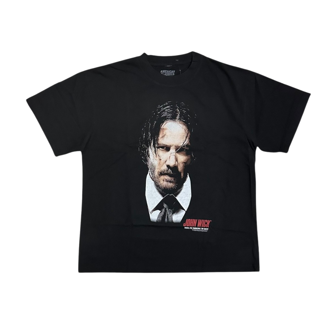 JOHN WICK Short Sleeve T-Shirt: Big Head (Oversized)