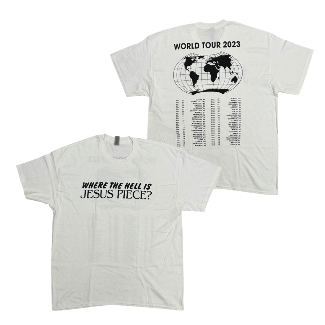 JESUS PIECE Short Sleeve T-Shirt: Where The Hell