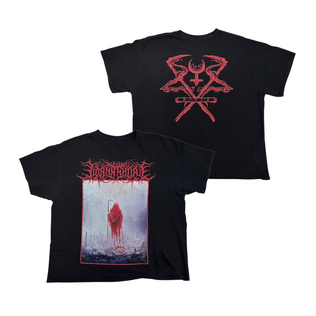 LORNA SHORE Short Sleeve T-Shirt: Crimson Death