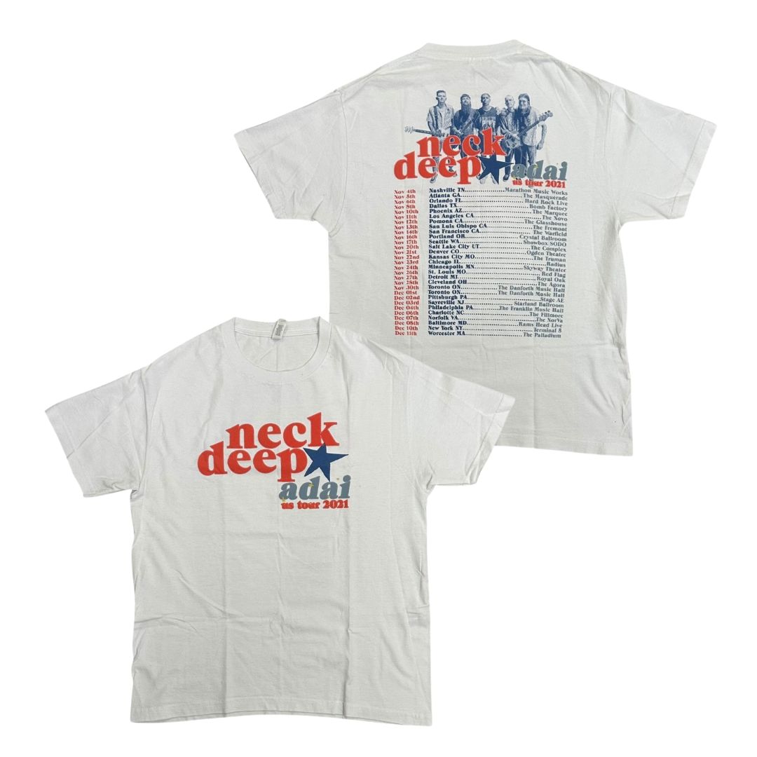 NECK DEEP Short Sleeve T-Shirt: US Tour 2021