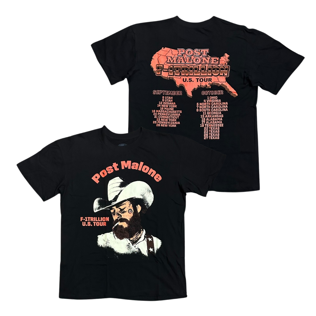 POST MALONE Short Sleeve T-Shirt: U.S. Tour