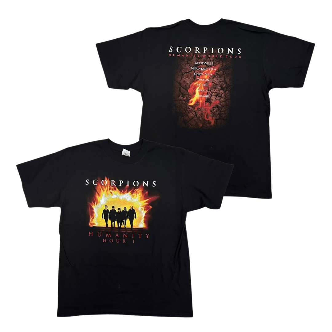 SCORPIONS Short Sleeve T-Shirt: Humanity World Tour (Vinrage Dead Stock)