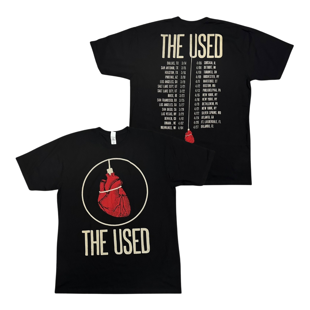 THE USED Short Sleeve T-Shirt: Heart Tour