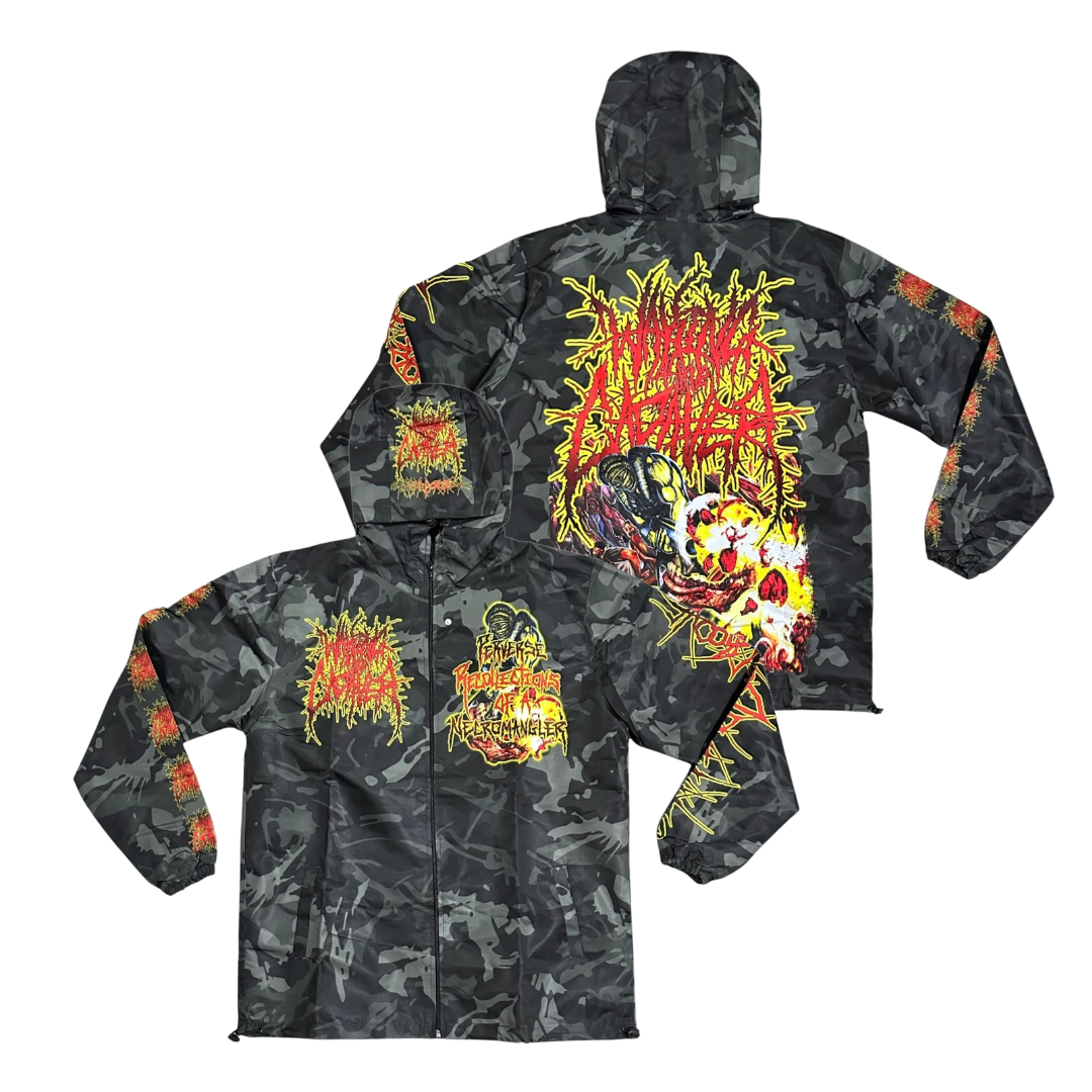 WAKING THE CADAVER Windbreaker Jacket: Perverse Recollections of a Necromangler