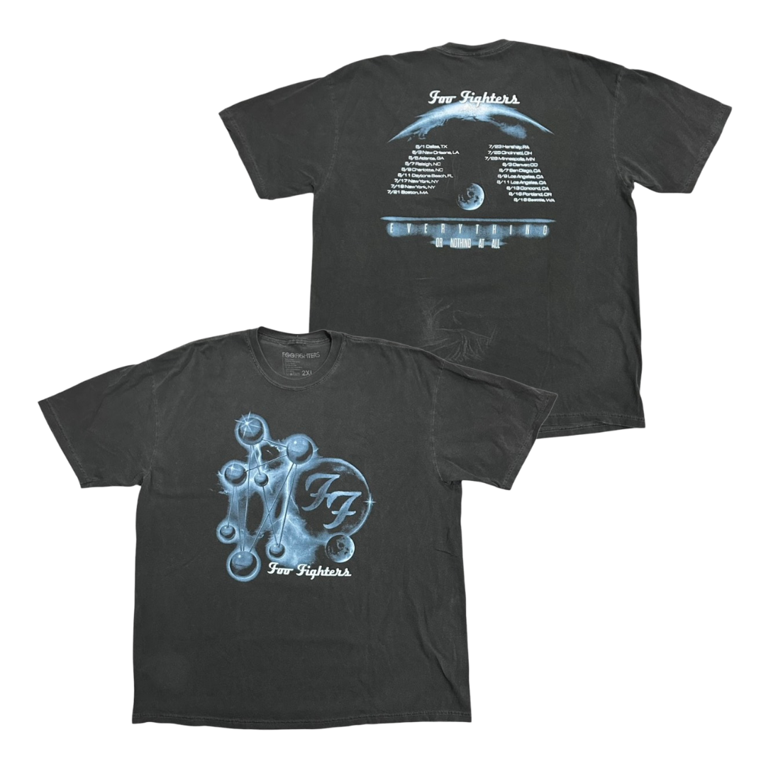 FOO FIGHTER Short Sleeve T-Shirt: Blue Glow