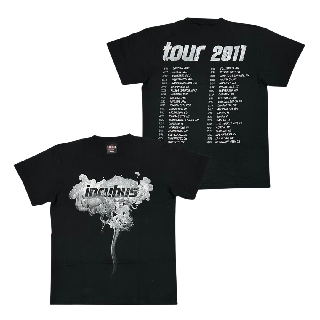 INCUBUS Short Sleeve T-Shirt: Tour 2011 (Japan)