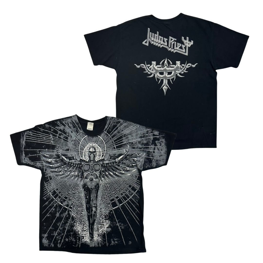 JUDAS PRIEST Short Sleeve T-Shirt: Angel of Retribution Allover