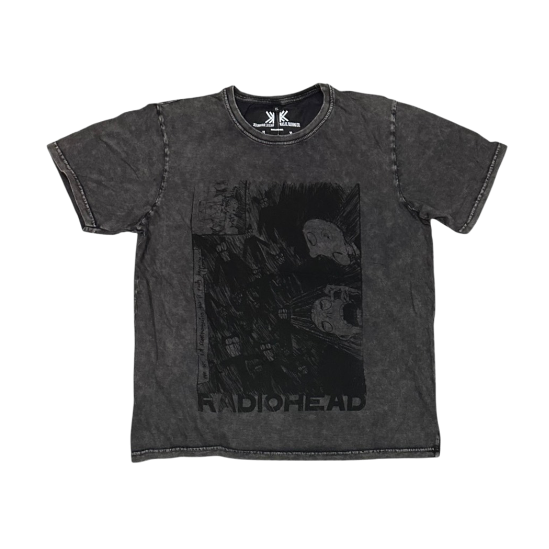 RADIOHEAD Short Sleeve T-Shirt: Scribble (Vitage Washed)