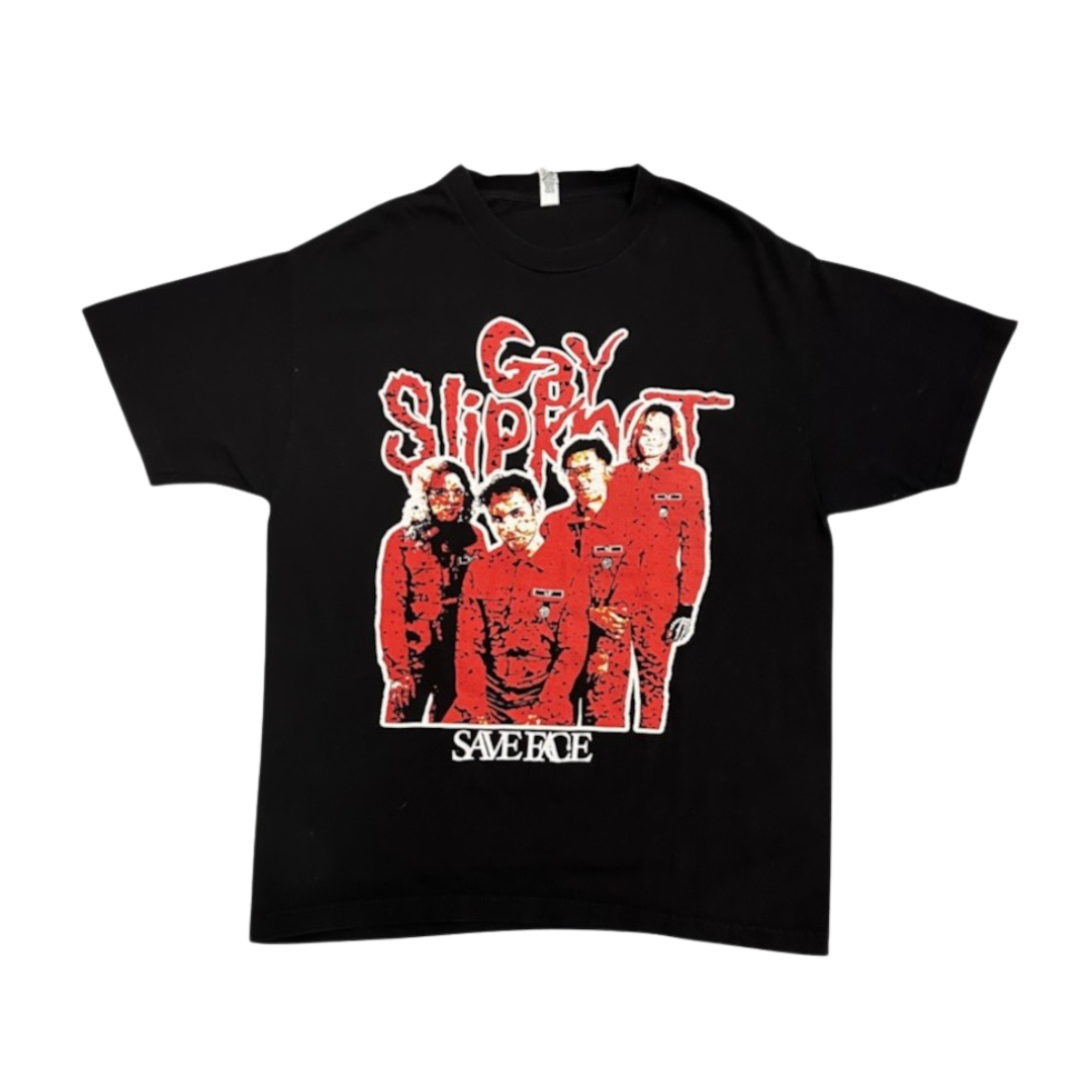 SAVE FACE Short Sleeve T-Shirt: Gay Slipknot