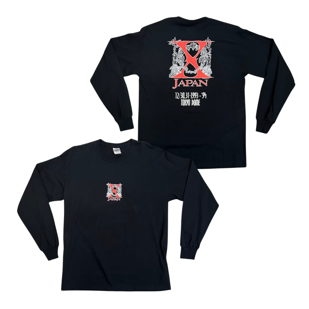 X JAPAN Long Sleeve T-Shirt: RETURNS 1993-1994 TOKYO DOME Tour