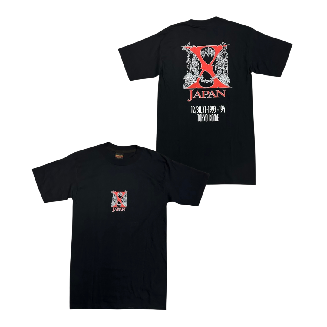X JAPAN Short Sleeve T-Shirt: RETURNS 1993-1994 TOKYO DOME Tour (Longline T-Shirt)