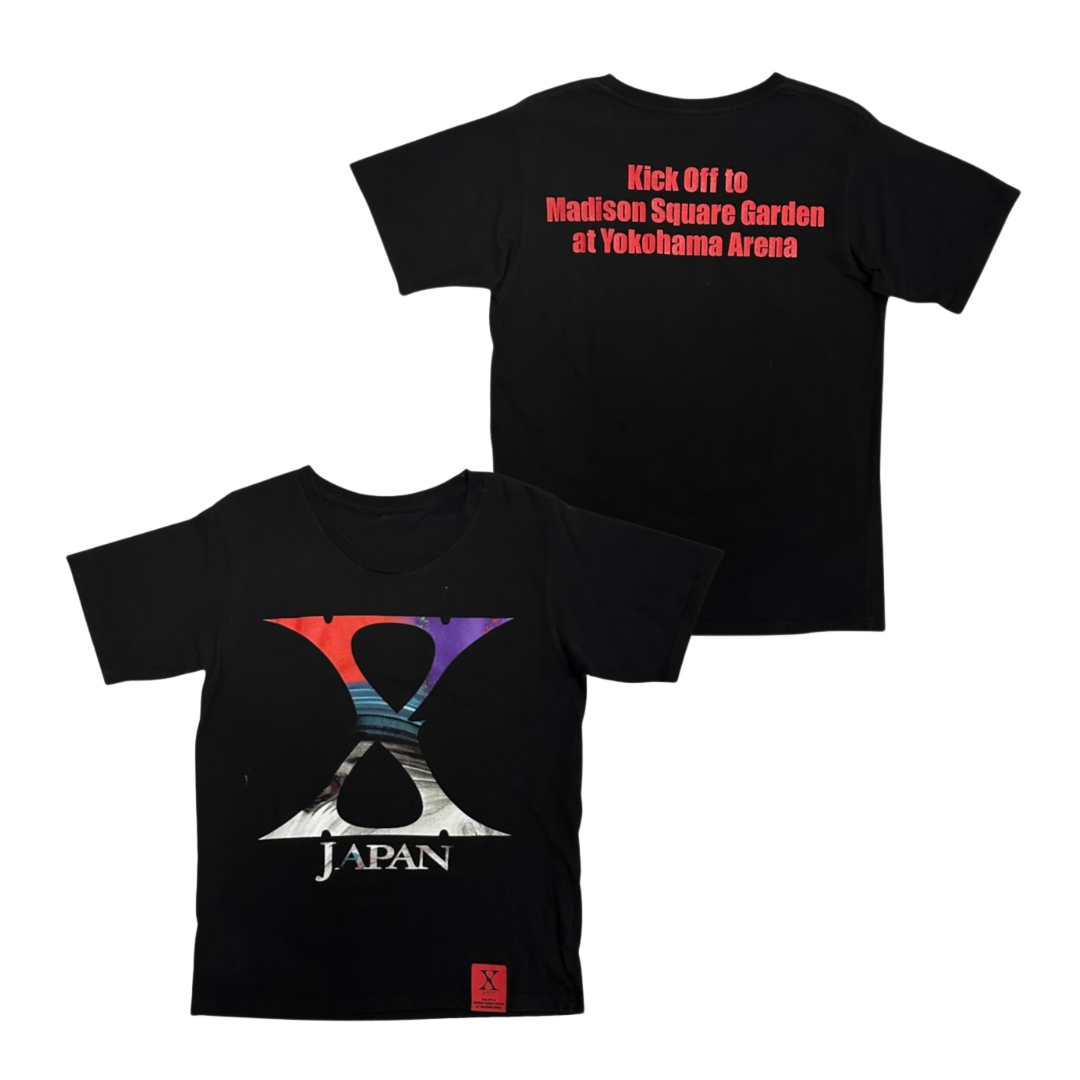 X JAPAN Short Sleeve T-Shirt: Kick Off to Madison Square Garden at Yokohama Arena