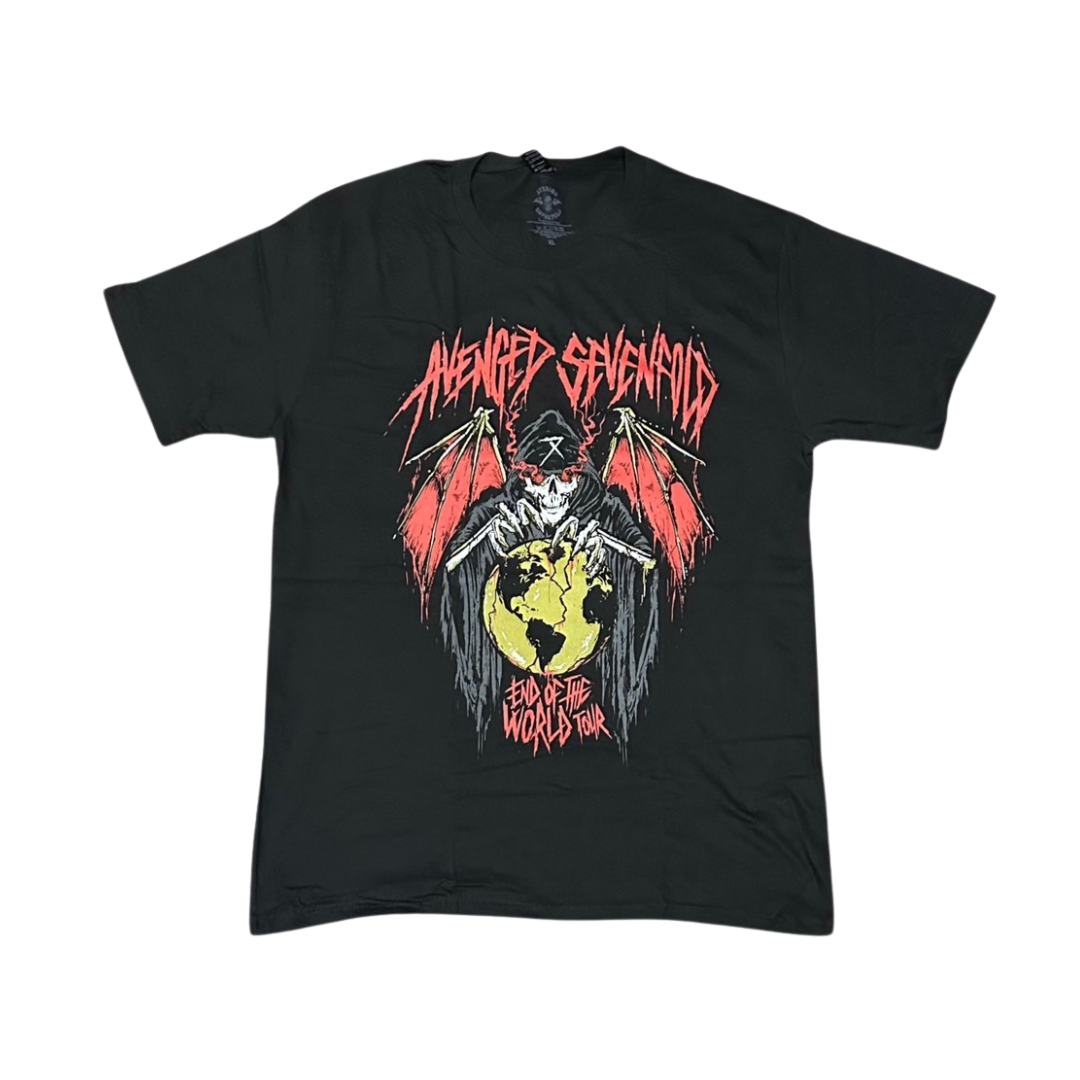 AVENGED SEVENFOLD Short Sleeve T-Shirt: End Of The World Tou