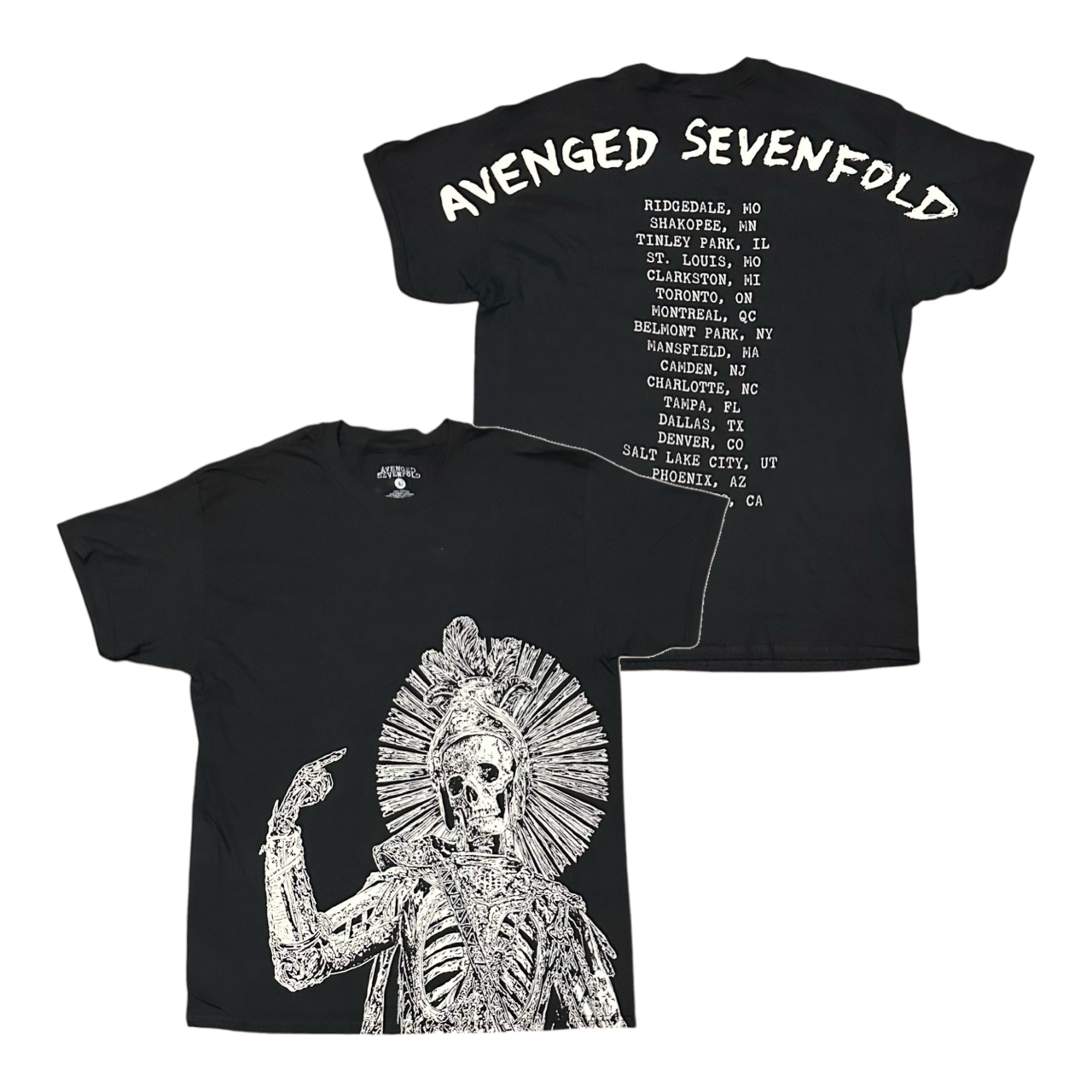 AVENGED SEVENFOLD Short Sleeve T-Shirt: Sun God Tour
