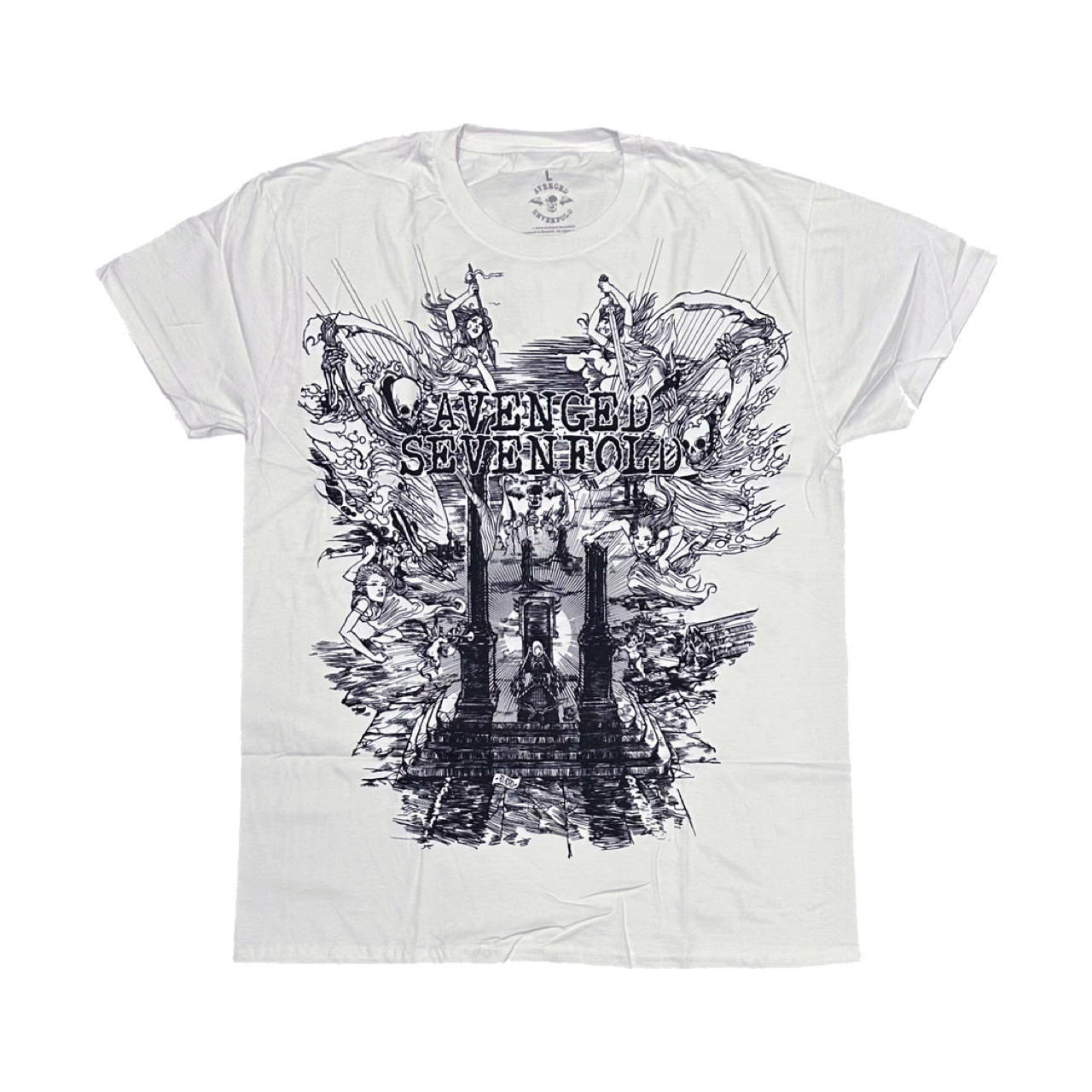 AVENGED SEVENFOLD Short Sleeve T-Shirt: Land Of Cain