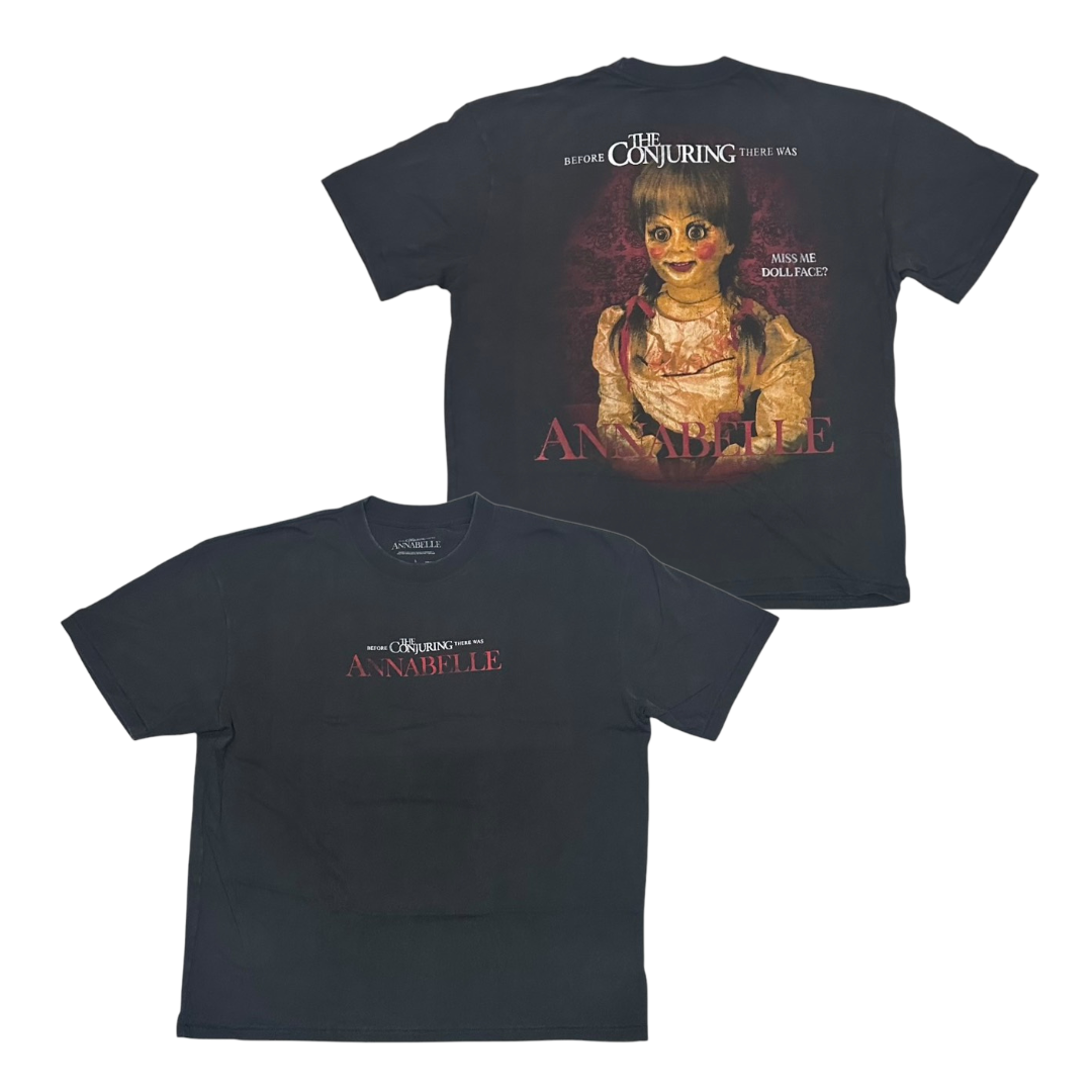 ANNABELLE Short Sleeve T-Shirt: The Comjuring Annabelle (Oversized)