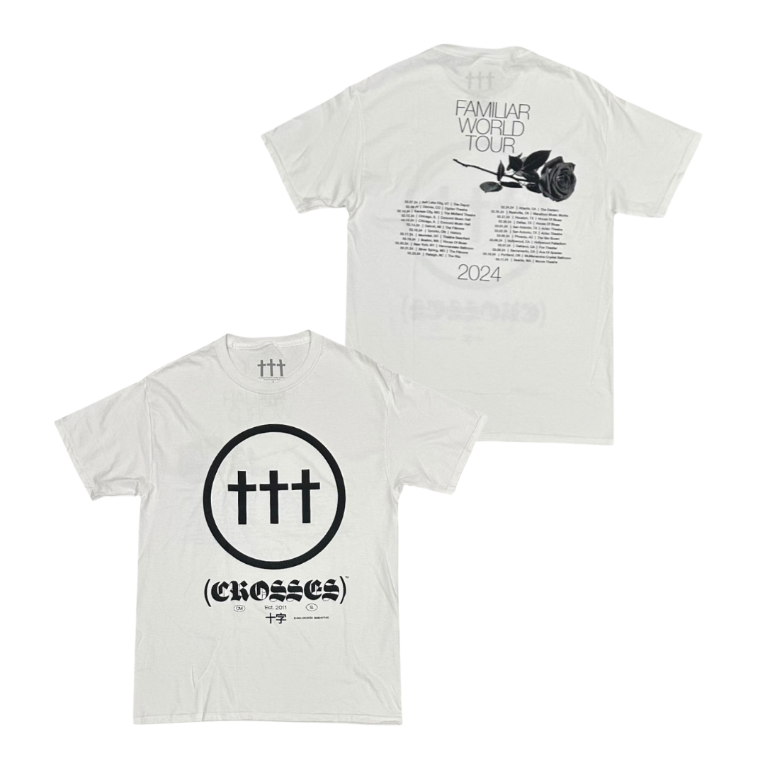 CROSSES Short Sleeve T-Shirt: Familiar World Tour 2024