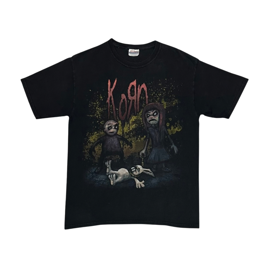 KORN Short Sleeve T-Shirt: Dead Bunny (Vintage)
