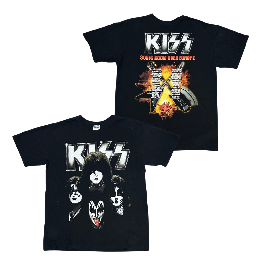 KISS Short Sleeve T-Shirt: Sonic Boom Over Europe 2010
