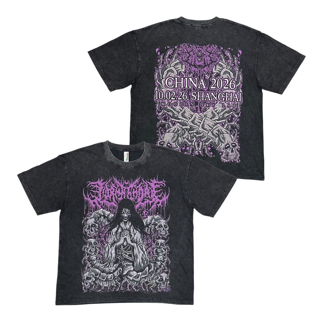 LORNA SHORE Short Sleeve T-Shirt: China Tour