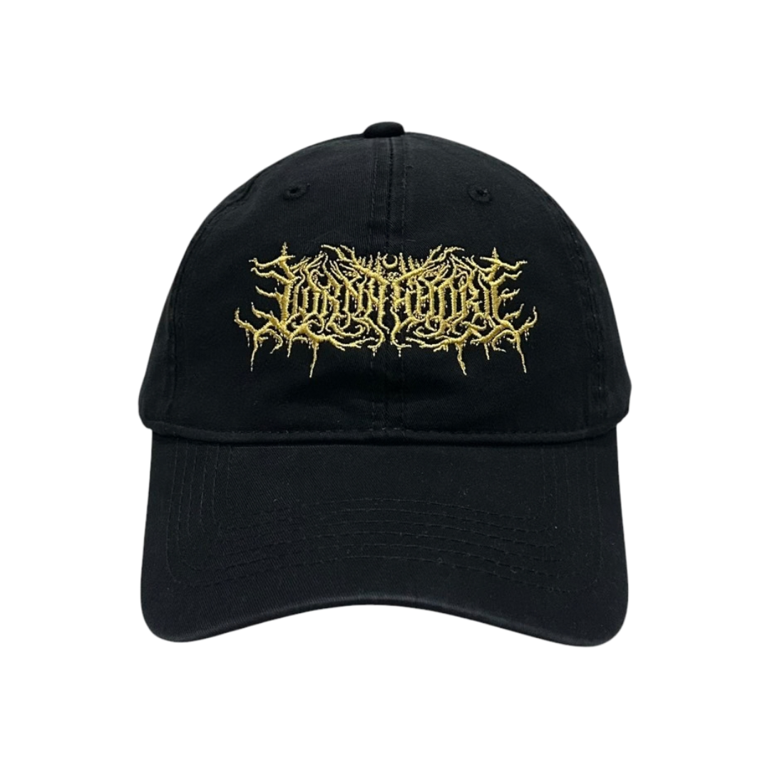 LORNA SHORE Dad Cap: Gold Logo