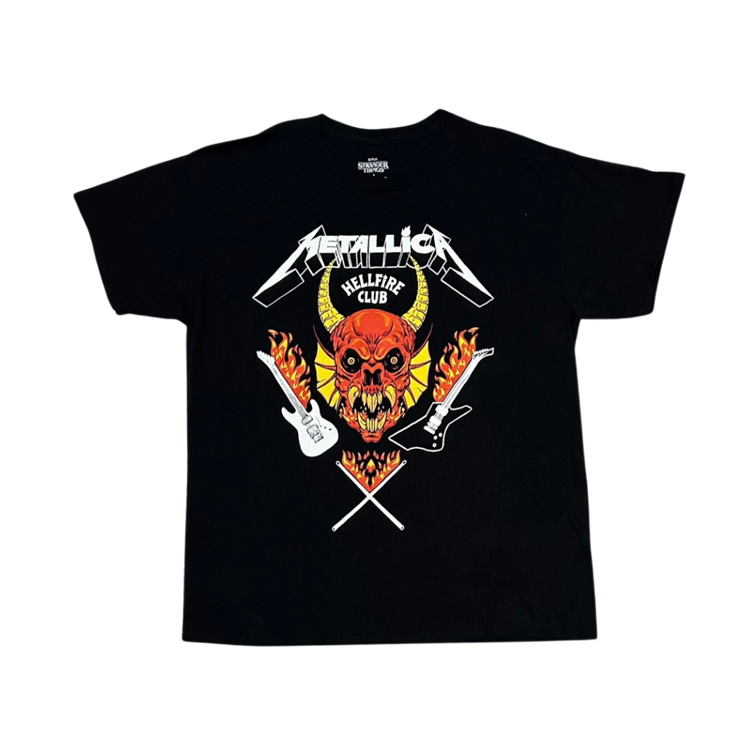 METALLICA Short Sleeve T-Shirt: Metallica X Hellfire Club