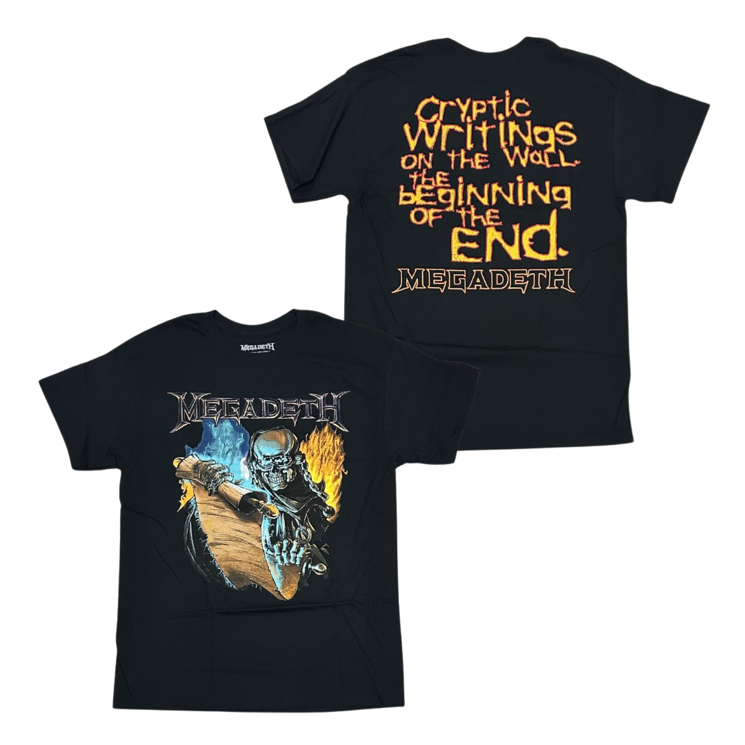 MEGADETH Short Sleeve T-Shirt: Criptic Writings