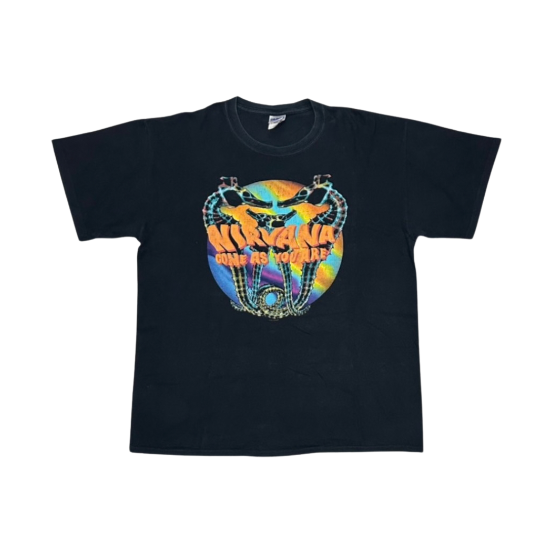 NIRVANA Short Sleeve T-Shirt: Come As You Are (Vintage)