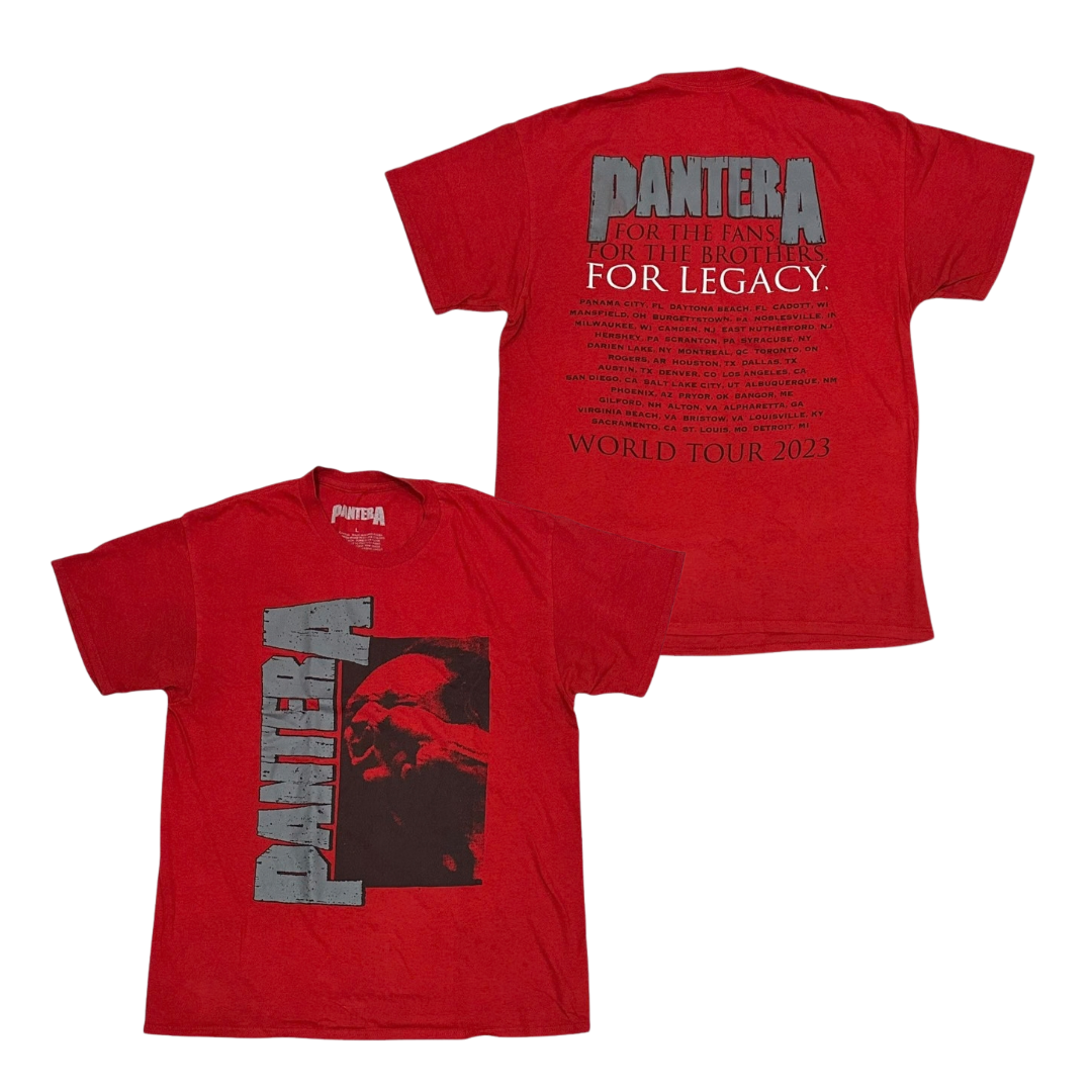 PANTERA Short Sleeve T-Shirt: World Tour 2023