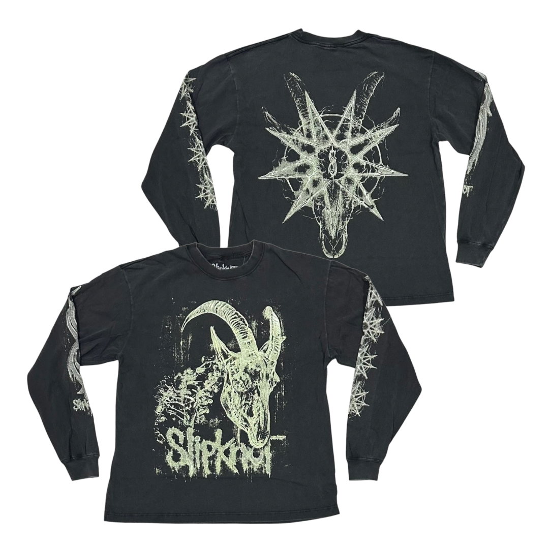 SLIPKNOT Long Sleeve T-Shirt: Goat (Oversized)