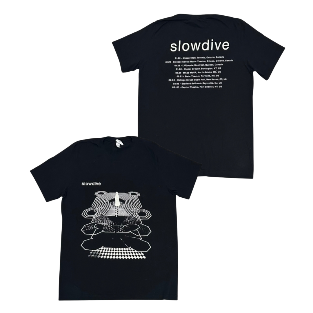 SLOWDIVE Short Sleeve T-Shirt: Tour