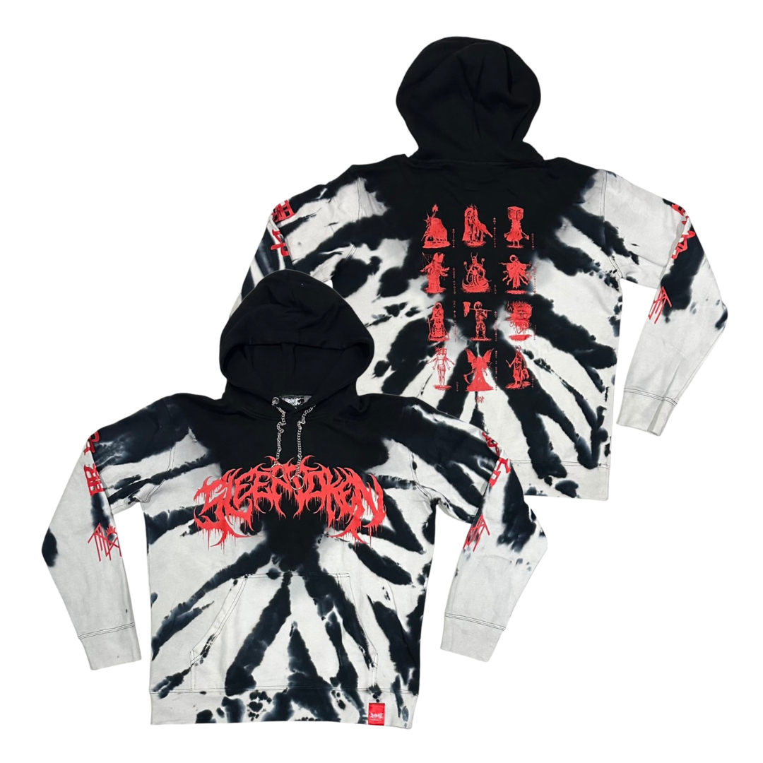 SLEEP TOKEN Hoodie: Sleep Token X Shibori Threads V 2.0