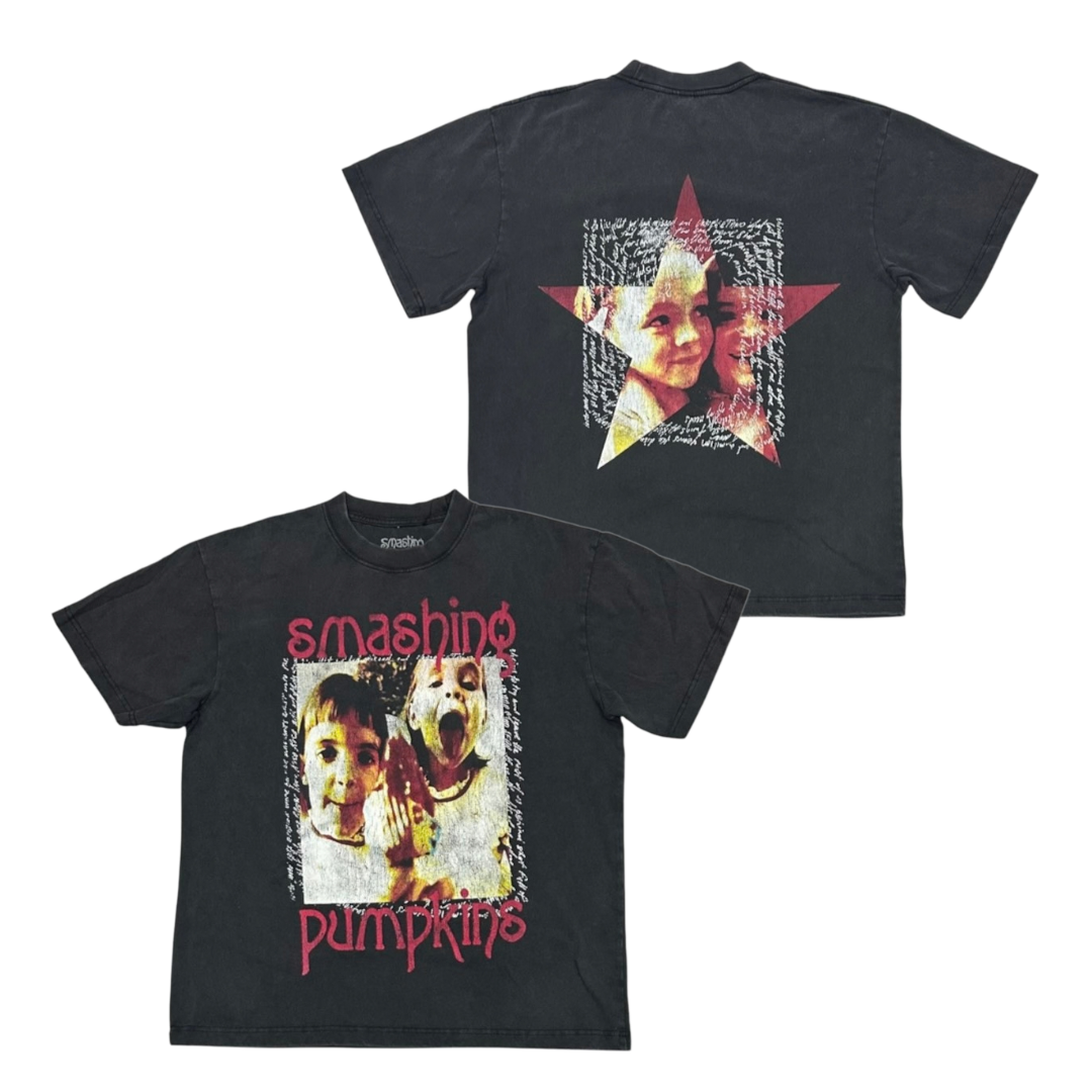THE SMASHING PUMPKINS Short Sleeve T-Shirt: Twins (Oversized)